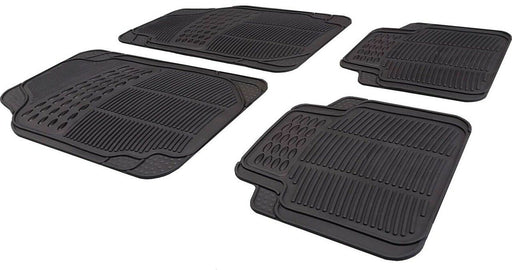 Waterproof BLACK Rubber Car Non-Slip Floor Mats Fits Nissan Note - Xtremeautoaccessories