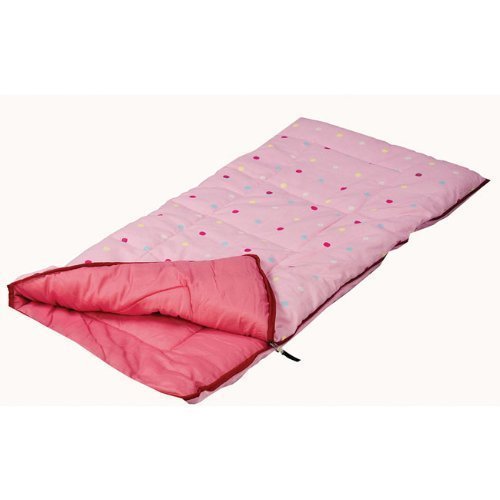 SunnCamp Junior Sleeping Bag - Pink Dotty