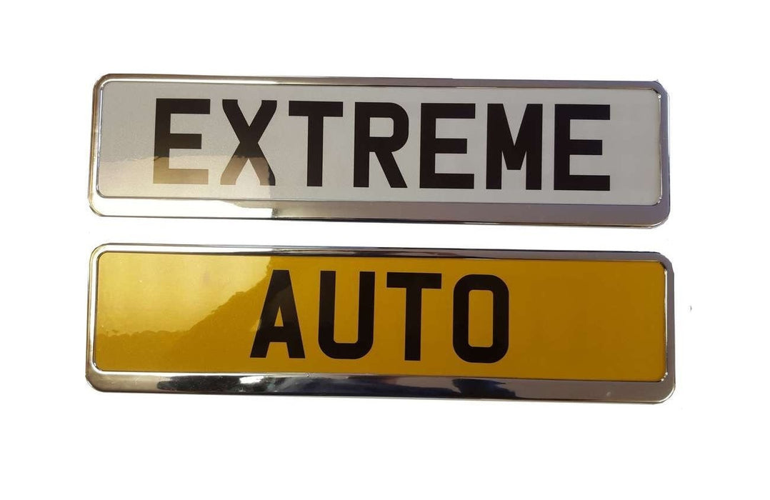 Exterior Number Plate surrounds legal