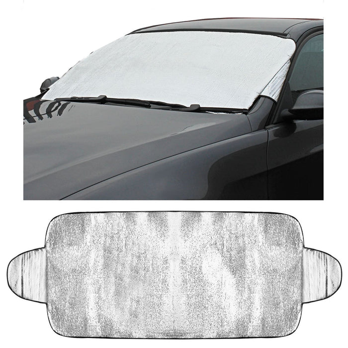 XtremeAuto® ALUMINUM WINDSCREEN FROST ICE SNOW PROTECTOR COVER CAR Complete with Keyfob
