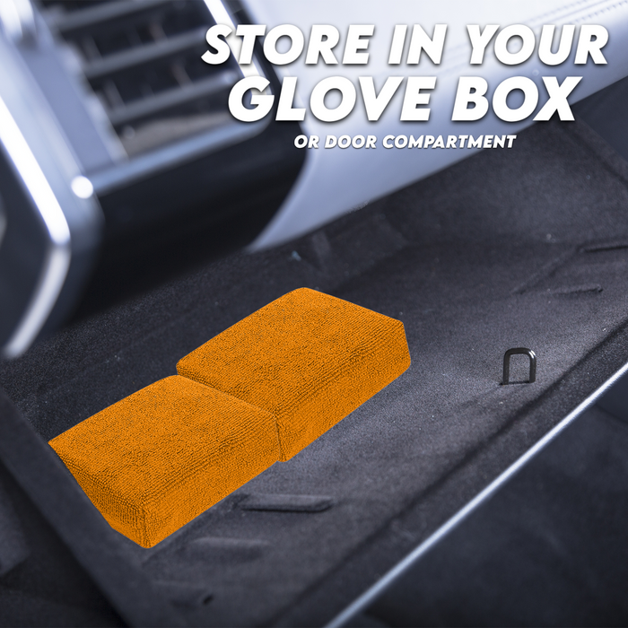 thumbnail interactive-video image 1 of Mr Kleen Genuine Leather Chamois Pad #310 - Car Drying Cloth & Demister, Real Leather 1 of 5
