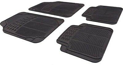 Waterproof BLACK Rubber Car Non-Slip Floor Mats Mitsubishi Shogun Pinin - Xtremeautoaccessories
