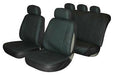 Car Seat Covers Protectors Universal washable ready Dog Leather LOOK front rear - Xtremeautoaccessories