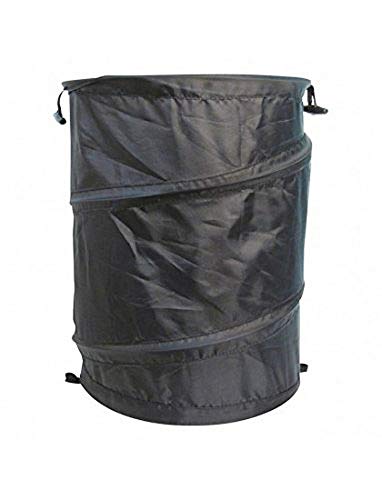 Pop-up Car Bin Medium-large Sized Collapsible Foldable Waste Basket Simply POP02 hung to a seat using the strap H33cm x W23cm Strong bottom Velcro