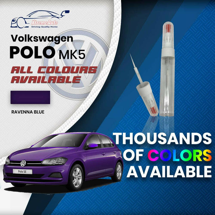 VW Volkswagen Polo MK5 2009 Colours Stone Chip Scratch NEEDLE Touch Up Paint - Xtremeautoaccessories