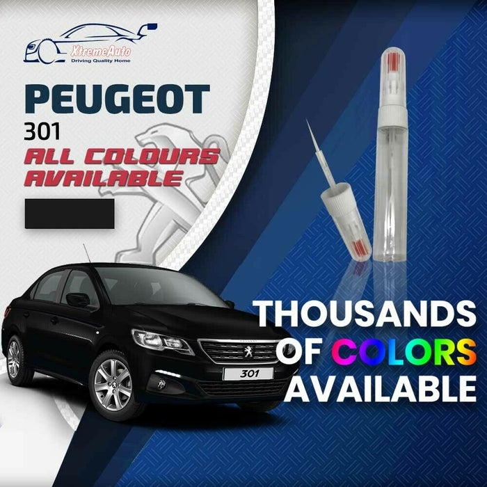 Peugeot 301 2012 - Present Premium Stone Chip Needle Touch up Paint All Colours