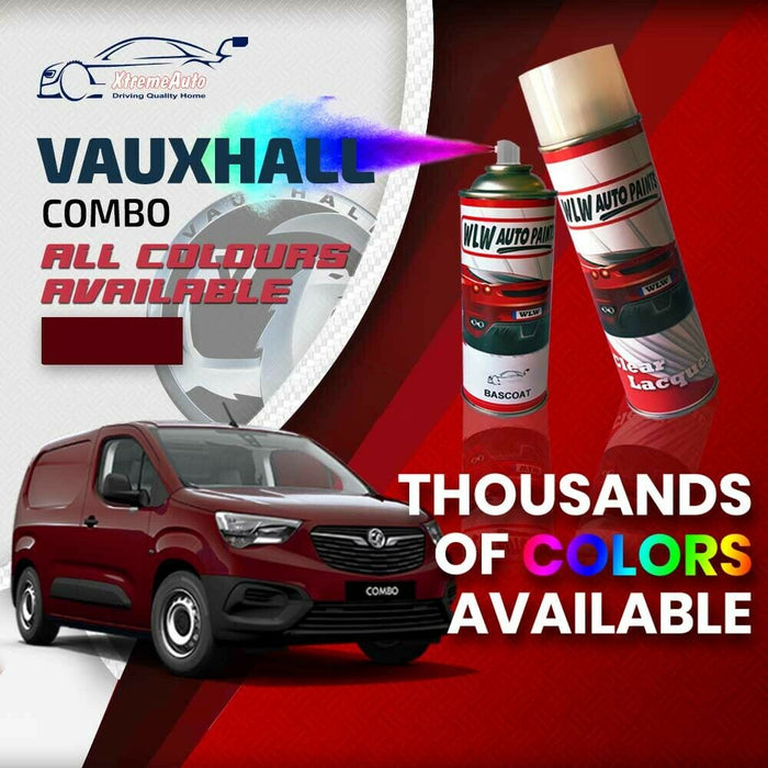 Vauxhall Combo 2018 - Present Premium Stone Chip Aerosol Spray Paint All Colours