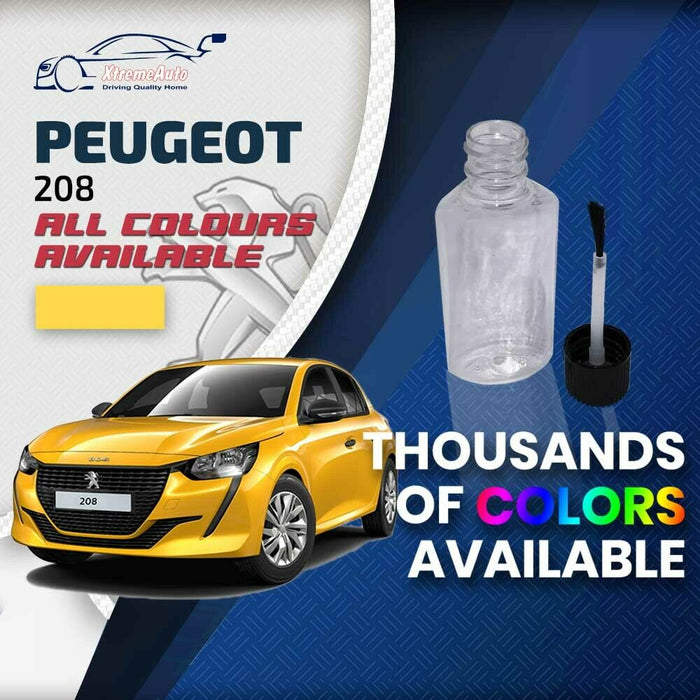 Peugeot 208 2019 - Present Premium Stone Chip Touch up Paint All Colours