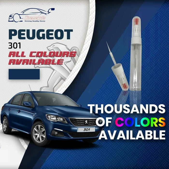 Peugeot 301 2012 - Present Premium Stone Chip Needle Touch up Paint All Colours