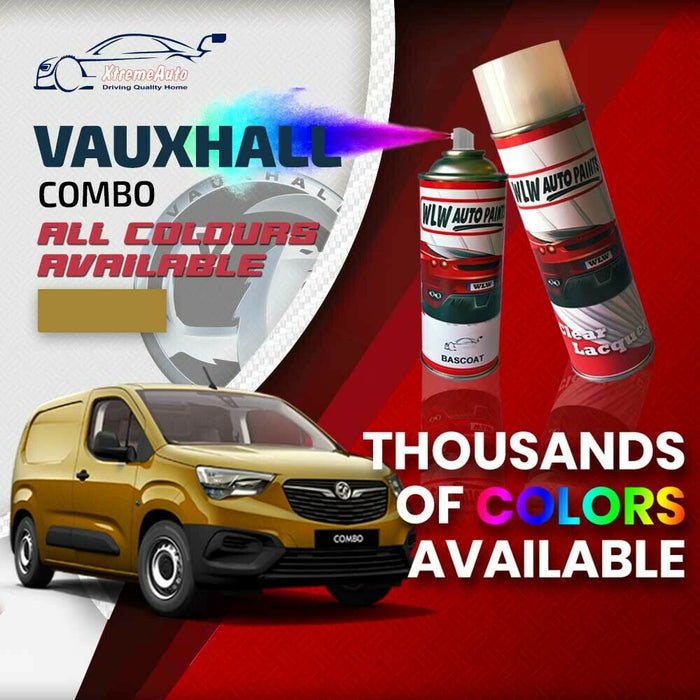 Vauxhall Combo 2018 - Present Premium Stone Chip Aerosol Spray Paint All Colours