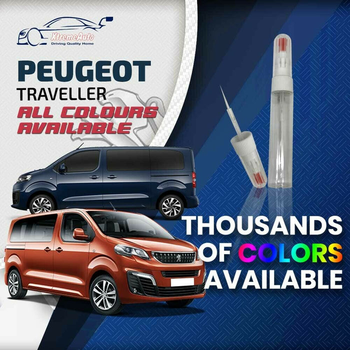 Peugeot Traveller 2016 - Premium Stone Chip Needle Touch up Paint All Colours