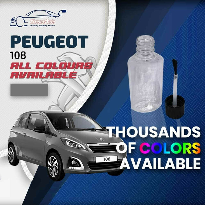 Peugeot 108 2014 - Present Premium Stone Chip Touch up Paint All Colours