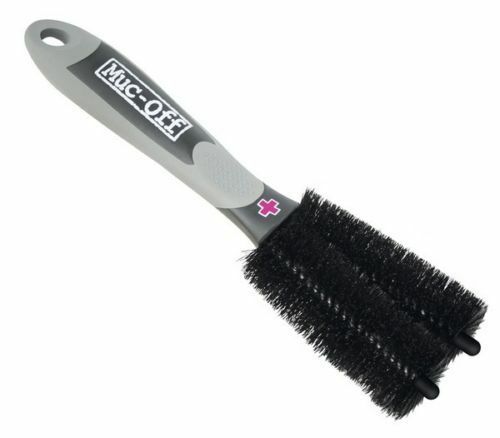 Muc Off 2 Prong Cleaner Wash Brush Car Alloy Wheel Grill Spoke Motorbike Bicycle - Xtremeautoaccessories
