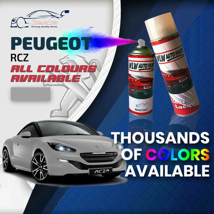 Peugeot RCZ 2009 - 2015 Premium Stone Chip Aerosol Spray Paint All Colours