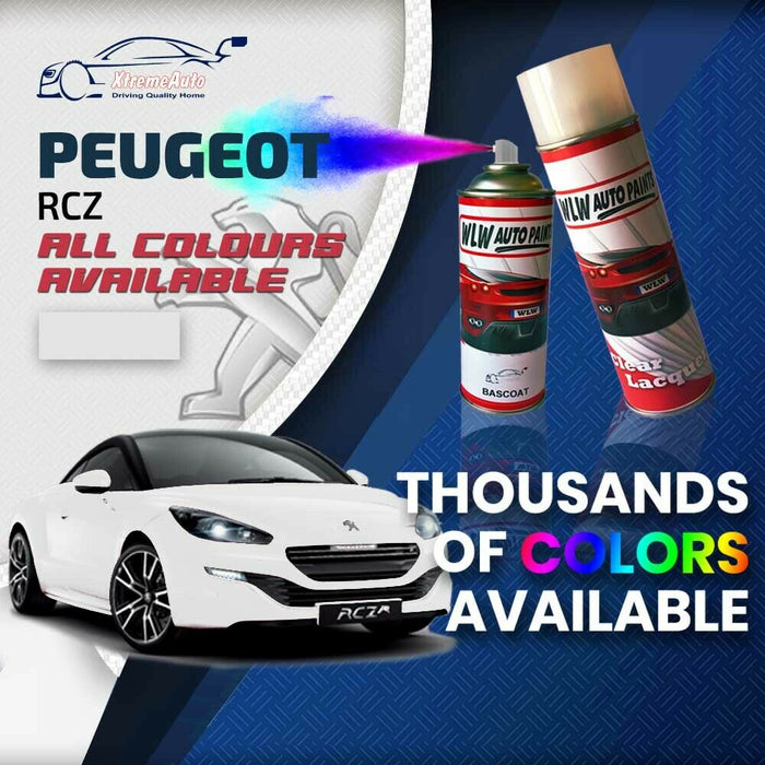 Peugeot RCZ 2009 - 2015 Premium Stone Chip Aerosol Spray Paint All Colours