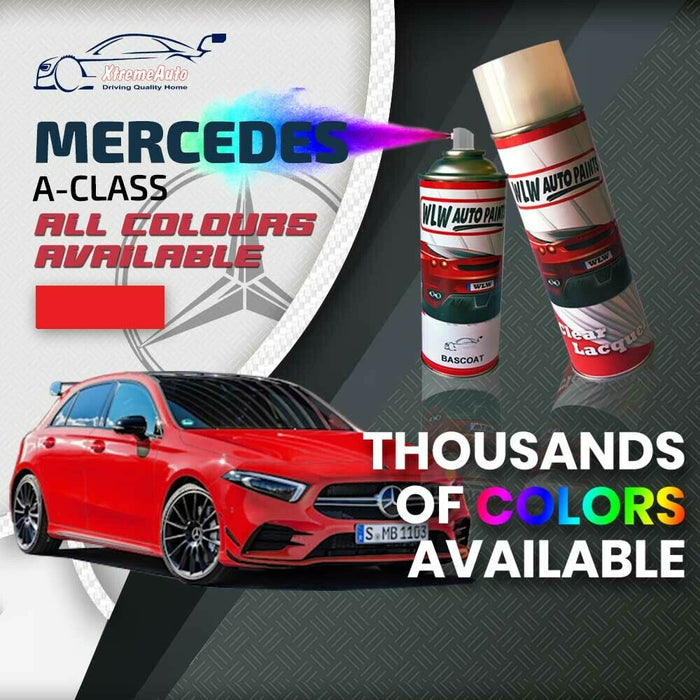 Mercedes A-Class 2013 Premium Stone Chip Aerosol Spray Paint All Colours