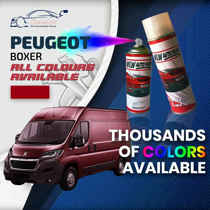 Peugeot Boxer 2006 - Present Premium Stone Chip Aerosol Spray Paint All Colours