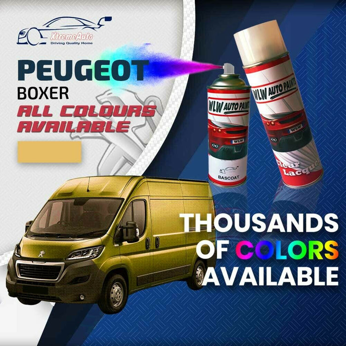 Peugeot Boxer 2006 - Present Premium Stone Chip Aerosol Spray Paint All Colours