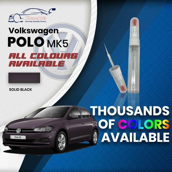 VW Volkswagen Polo MK5 2009 Colours Stone Chip Scratch NEEDLE Touch Up Paint - Xtremeautoaccessories
