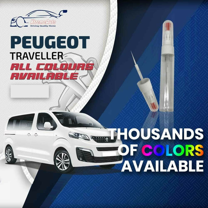 Peugeot Traveller 2016 - Premium Stone Chip Needle Touch up Paint All Colours