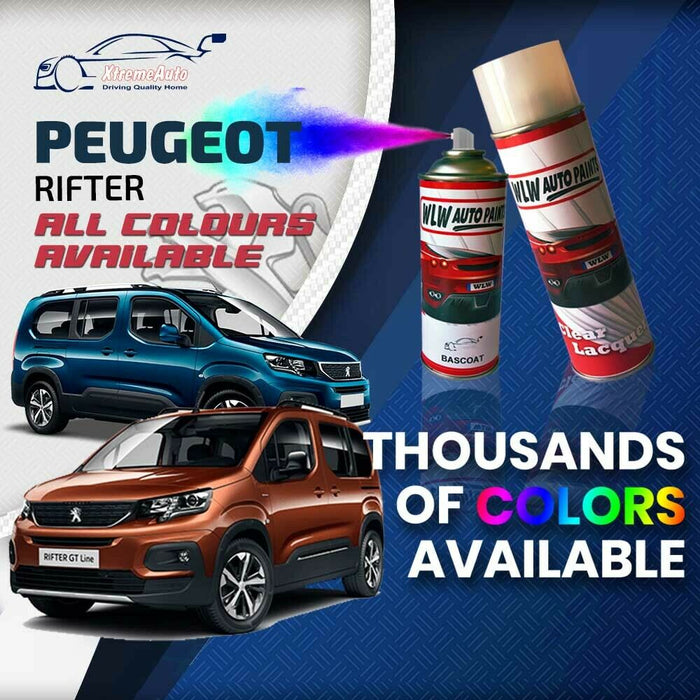 Peugeot Rifter 2018 - Present Premium Stone Chip Aerosol Spray Paint All Colours