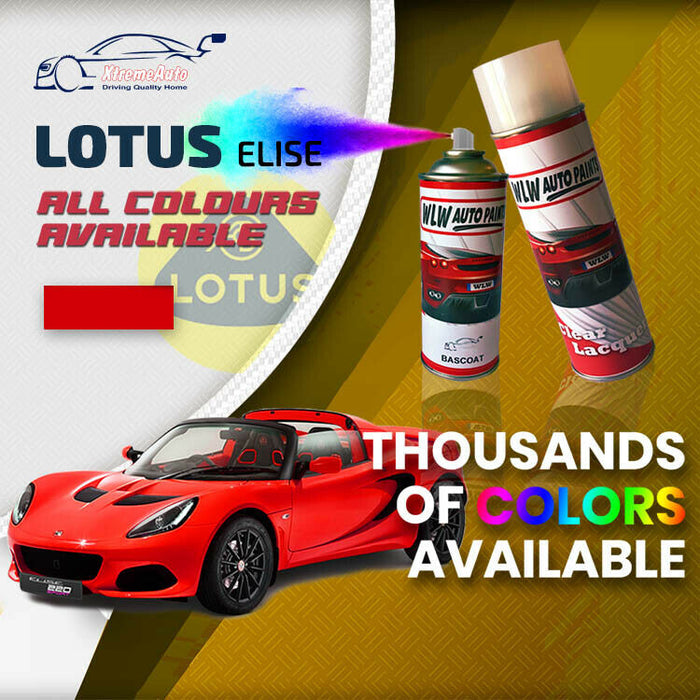 Lotus Elise Aerosol Spray Paint Premium Stone Chip 1996 - Present - All Colour