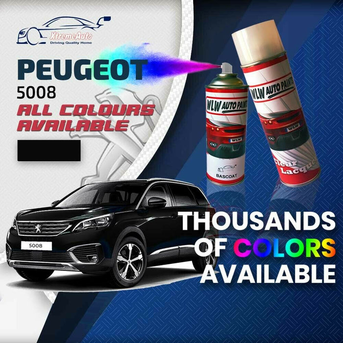 Peugeot 5008 2009 - Present Premium Stone Chip Aerosol Spray Paint All Colours