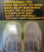 4 Piece Waterproof Heavy Duty BLACK Rubber Front & Rear Car Non-Slip Floor Mats - Xtremeautoaccessories
