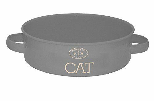 Cat Kitten Kitty Tin Metal Pet Feeding Watering Dish Bowl - Not Plastic - Xtremeautoaccessories