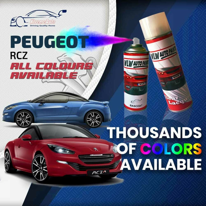 Peugeot RCZ 2009 - 2015 Premium Stone Chip Aerosol Spray Paint All Colours