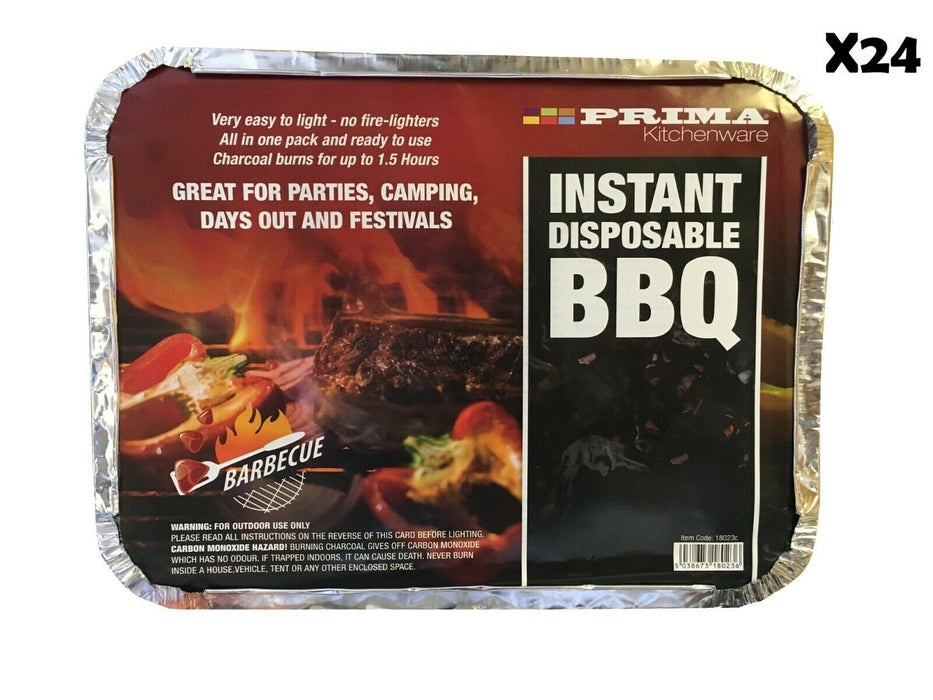 Disposable Instant BBQ Barbecue Charcoal Grill Outdoor Cooking Camping Festivals - Xtremeautoaccessories
