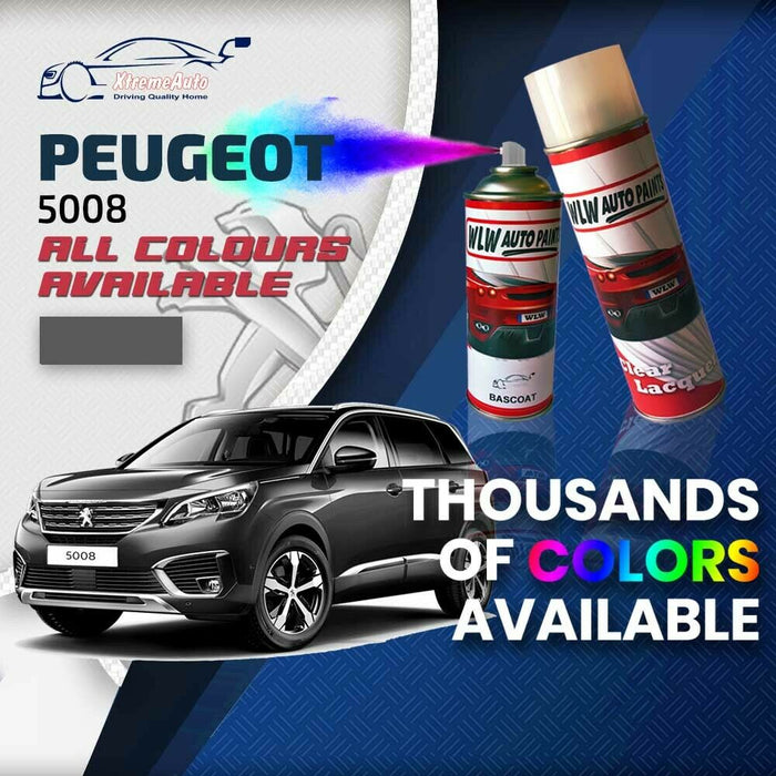 Peugeot 5008 2009 - Present Premium Stone Chip Aerosol Spray Paint All Colours