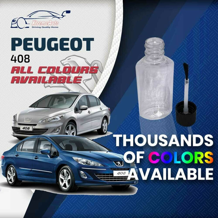 Peugeot 408 2010 - Present Premium Stone Chip Touch up Paint All Colours