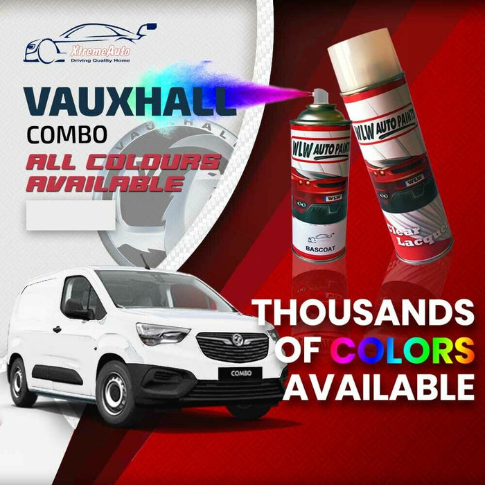 Vauxhall Combo 2018 - Present Premium Stone Chip Aerosol Spray Paint All Colours