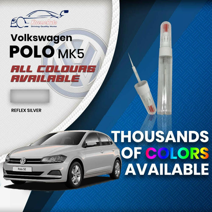 VW Volkswagen Polo MK5 2009 Colours Stone Chip Scratch NEEDLE Touch Up Paint - Xtremeautoaccessories