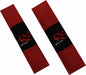 Red RS Logo Seat Cover Set Includes Mats, Seat Belt Harness Pads Steering Cover - Xtremeautoaccessories