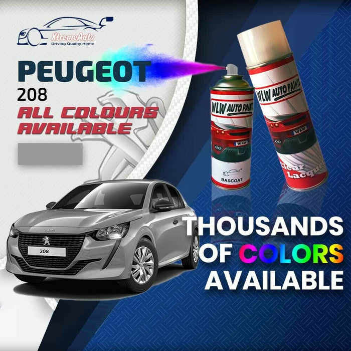 Peugeot 208 2019 - Present Premium Stone Chip Aerosol Spray Paint All Colours