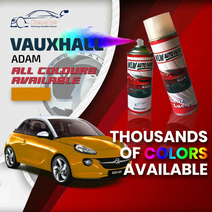 Vauxhall Adam 2013 - 2019 Premium Stone Chip Aerosol Spray Paint All Colours