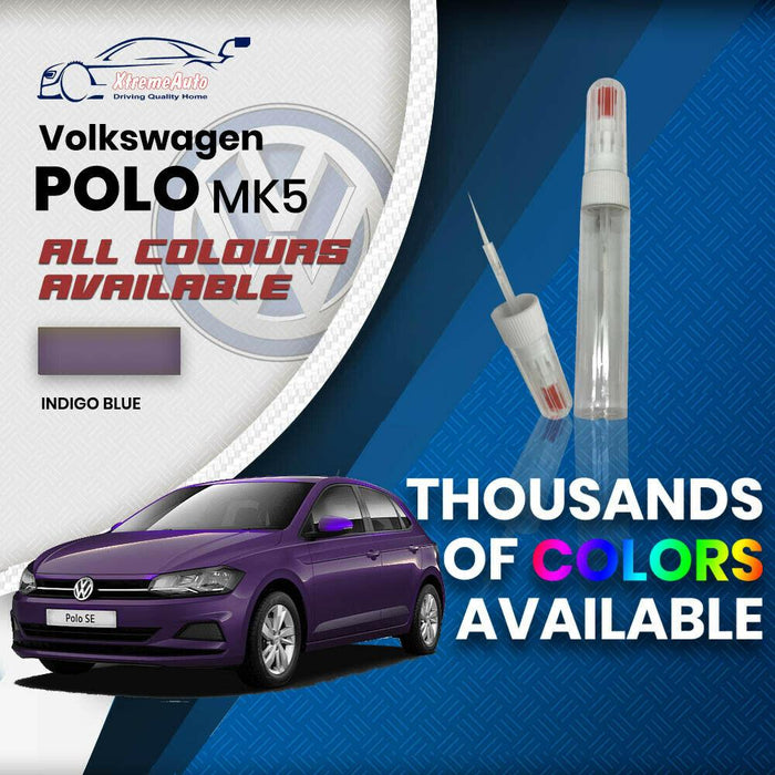 VW Volkswagen Polo MK5 2009 Colours Stone Chip Scratch NEEDLE Touch Up Paint - Xtremeautoaccessories