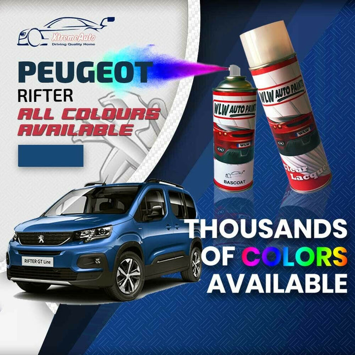 Peugeot Rifter 2018 - Present Premium Stone Chip Aerosol Spray Paint All Colours