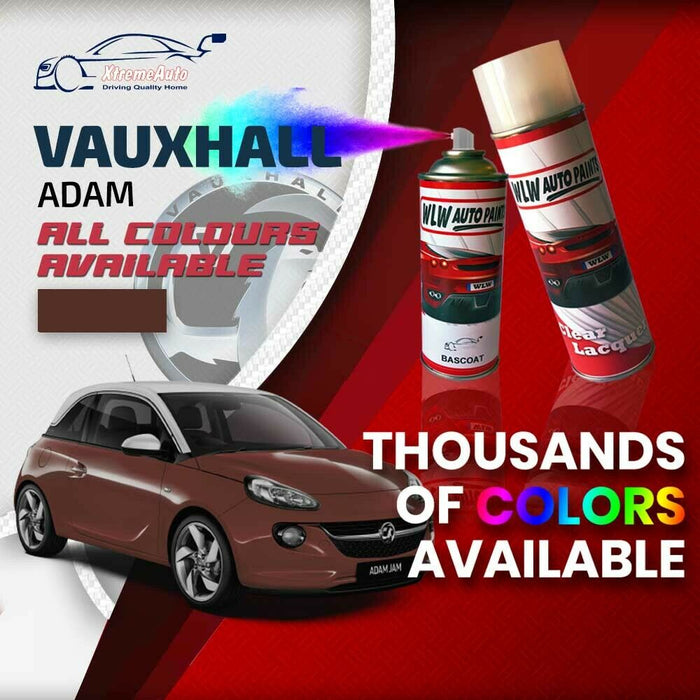 Vauxhall Adam 2013 - 2019 Premium Stone Chip Aerosol Spray Paint All Colours