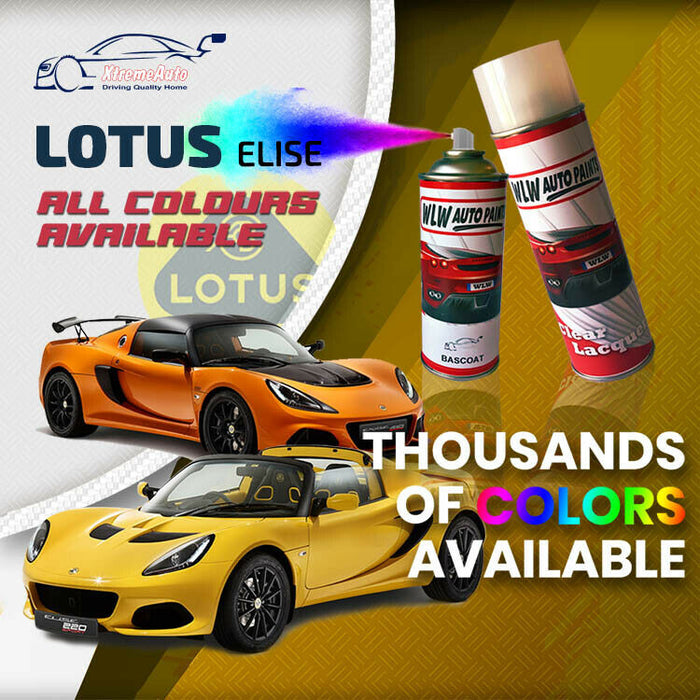 Lotus Elise Aerosol Spray Paint Premium Stone Chip 1996 - Present - All Colour