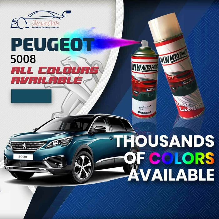 Peugeot 5008 2009 - Present Premium Stone Chip Aerosol Spray Paint All Colours