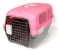 CAT DOG ANIMAL PORTABLE TRAVELLING CARRIER CRATE FOR TRANSPORTING + METAL CAGE - Xtremeautoaccessories