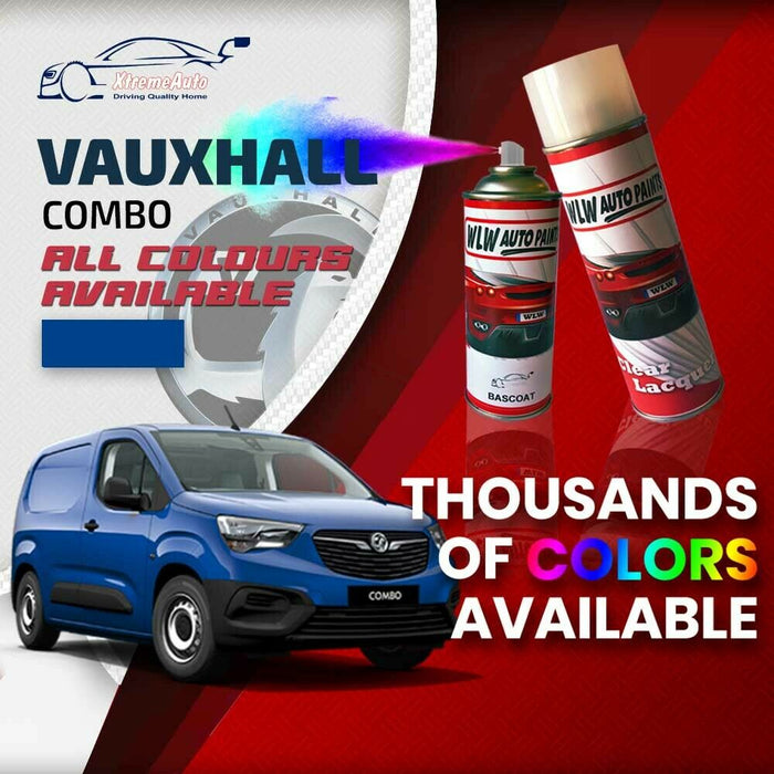 Vauxhall Combo 2018 - Present Premium Stone Chip Aerosol Spray Paint All Colours