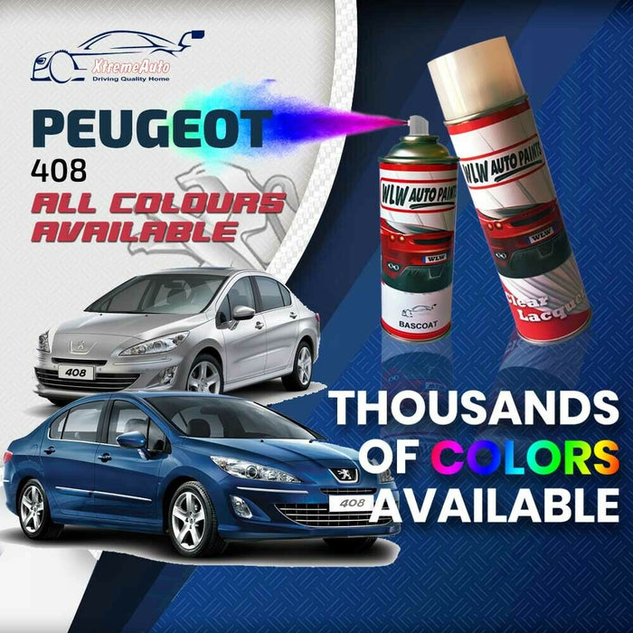Peugeot 408 2010 - Present Premium Stone Chip Aerosol Spray Paint All Colours