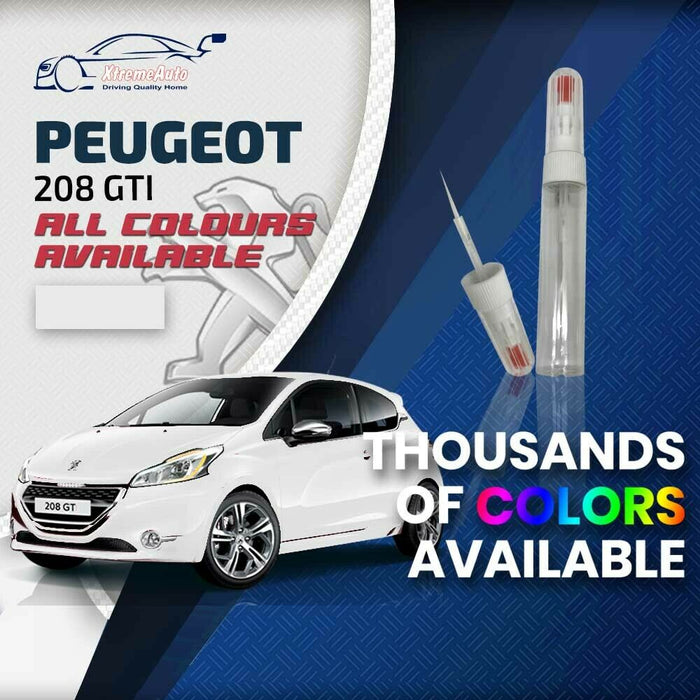 Peugeot 208 GTI 2012 - Premium Stone Chip Needle Touch up Paint All Colours