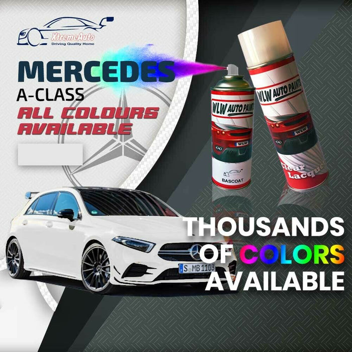 Mercedes A-Class 2013 Premium Stone Chip Aerosol Spray Paint All Colours