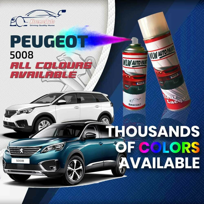 Peugeot 5008 2009 - Present Premium Stone Chip Aerosol Spray Paint All Colours