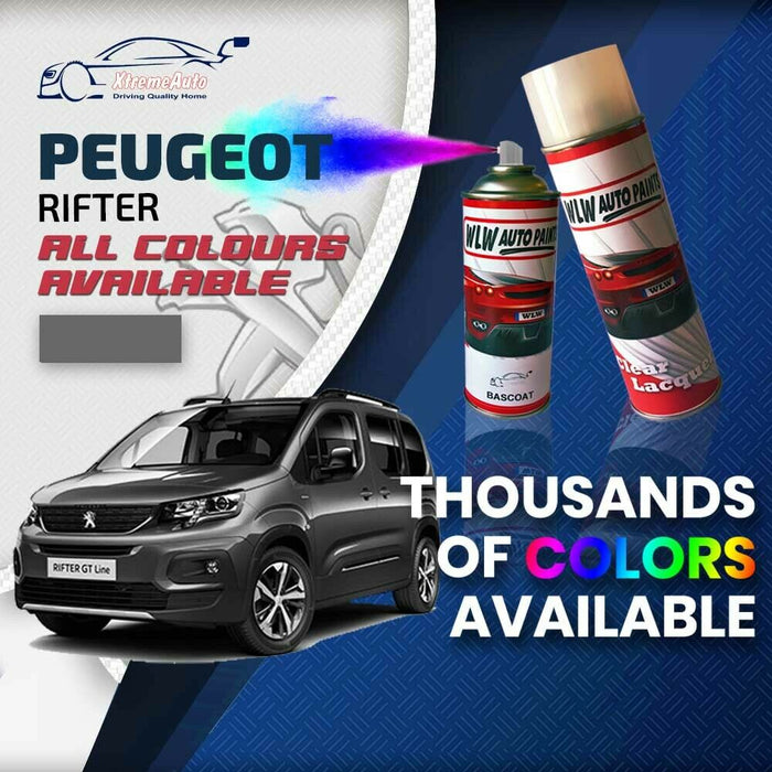 Peugeot Rifter 2018 - Present Premium Stone Chip Aerosol Spray Paint All Colours